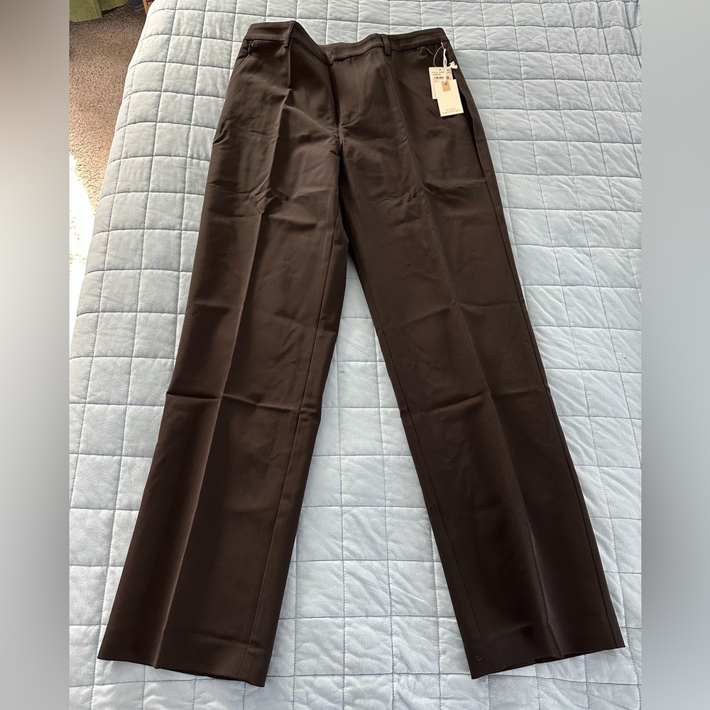 NWT- Good American - Cotton trouser - Straight - 12/31